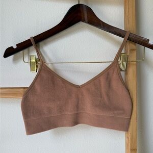 Old Navy Active Brown Seamless Top